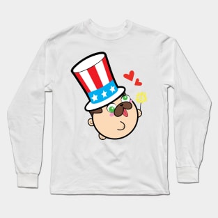 Fourth of July - Doopy the Dog Long Sleeve T-Shirt